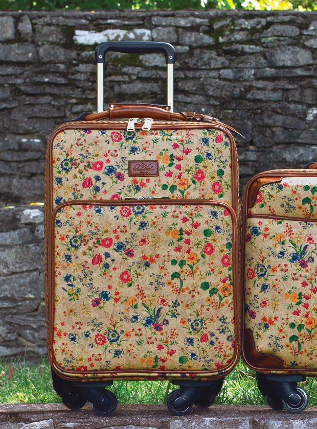 Floral print travel bag
