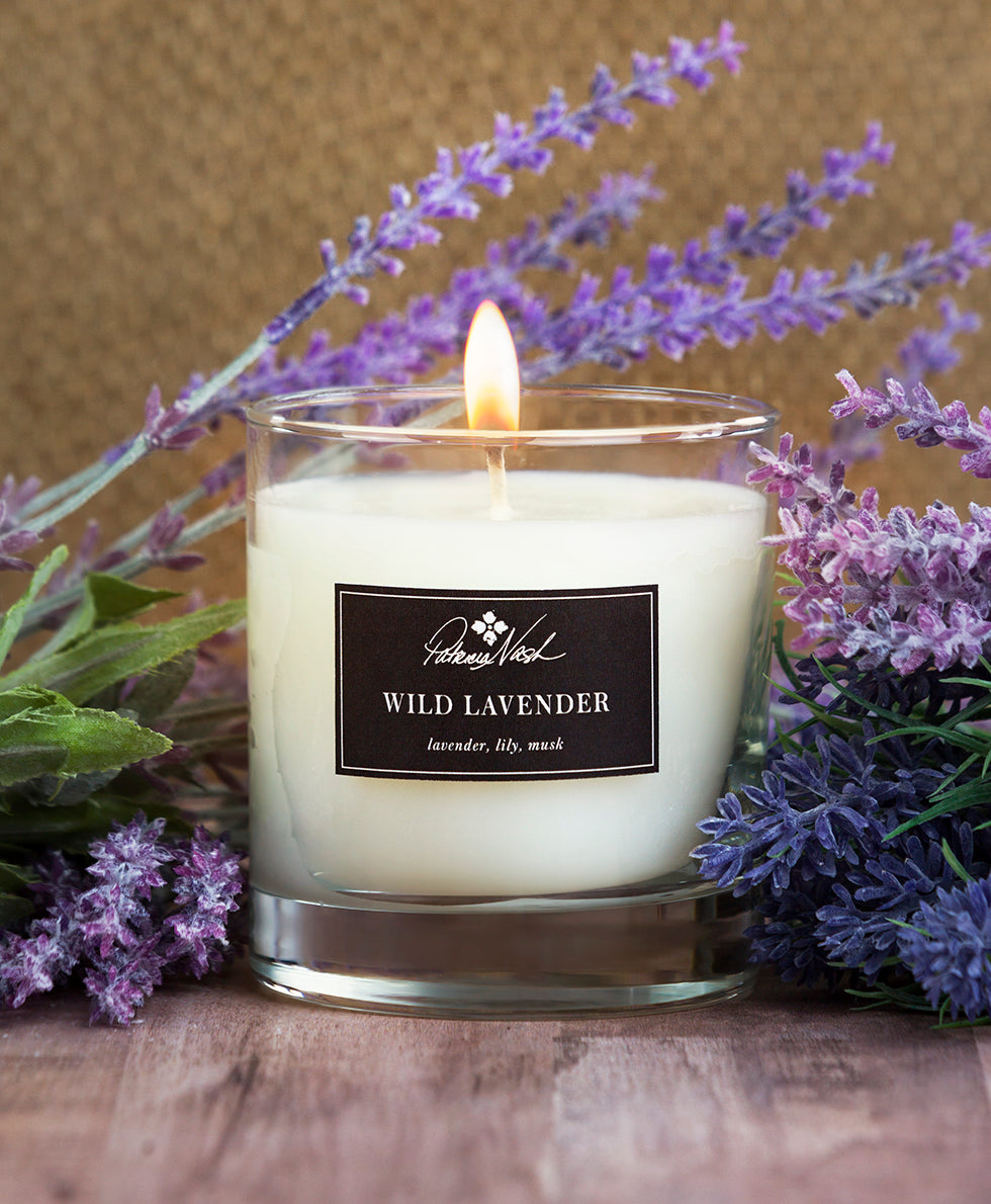 Wild Lavender Candle - by Patricia Nash - View 5 of 5