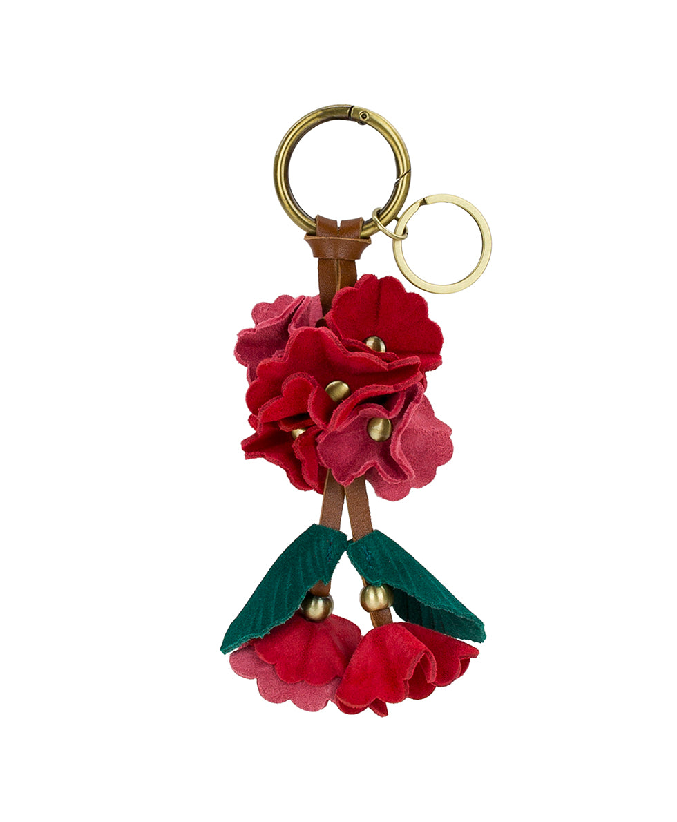 Suede Hydrangea Bag Charm – Patricia Nash
