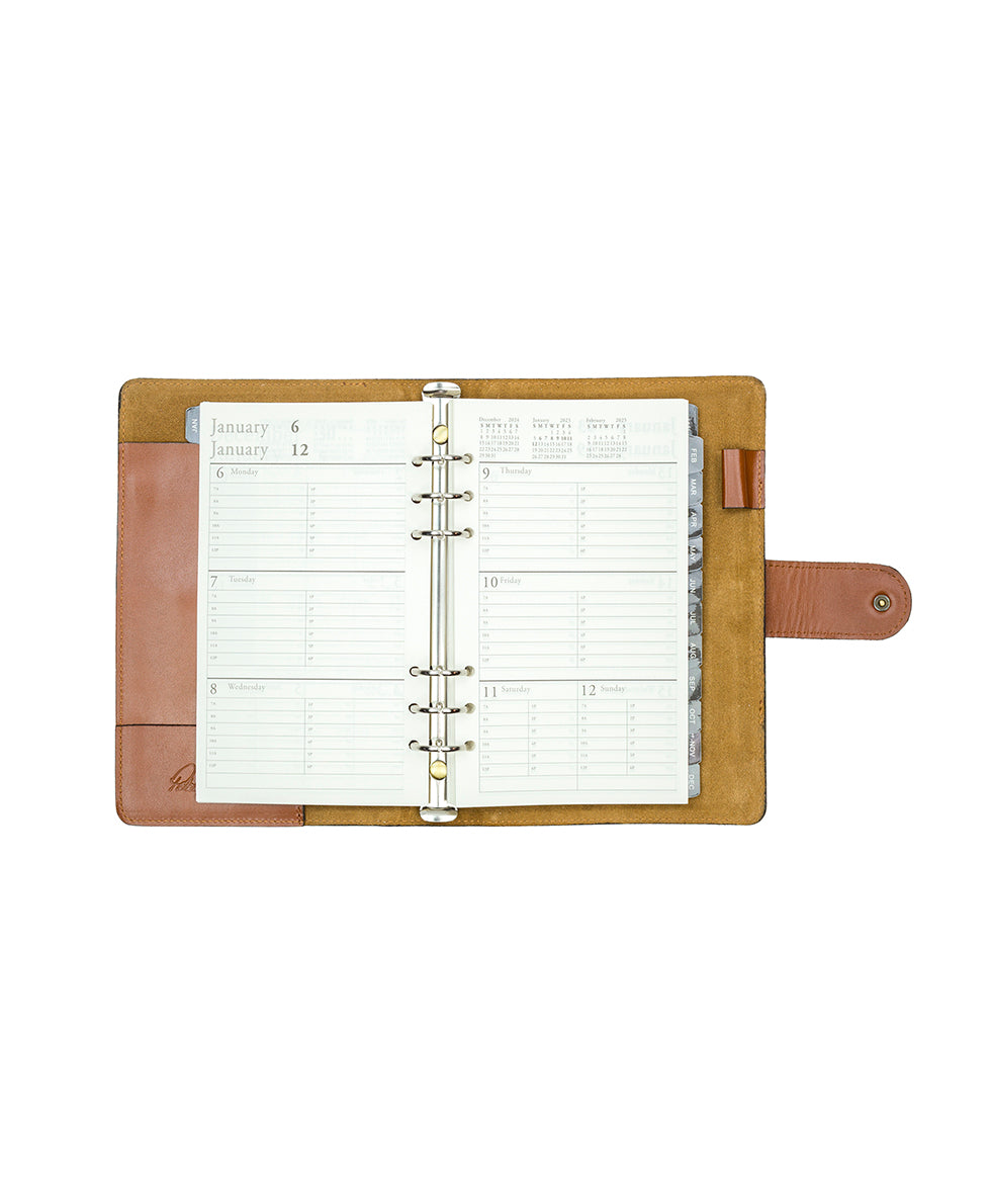 Chieti Agenda - Heritage Leather - tan - by Patricia Nash - View 5 of 11