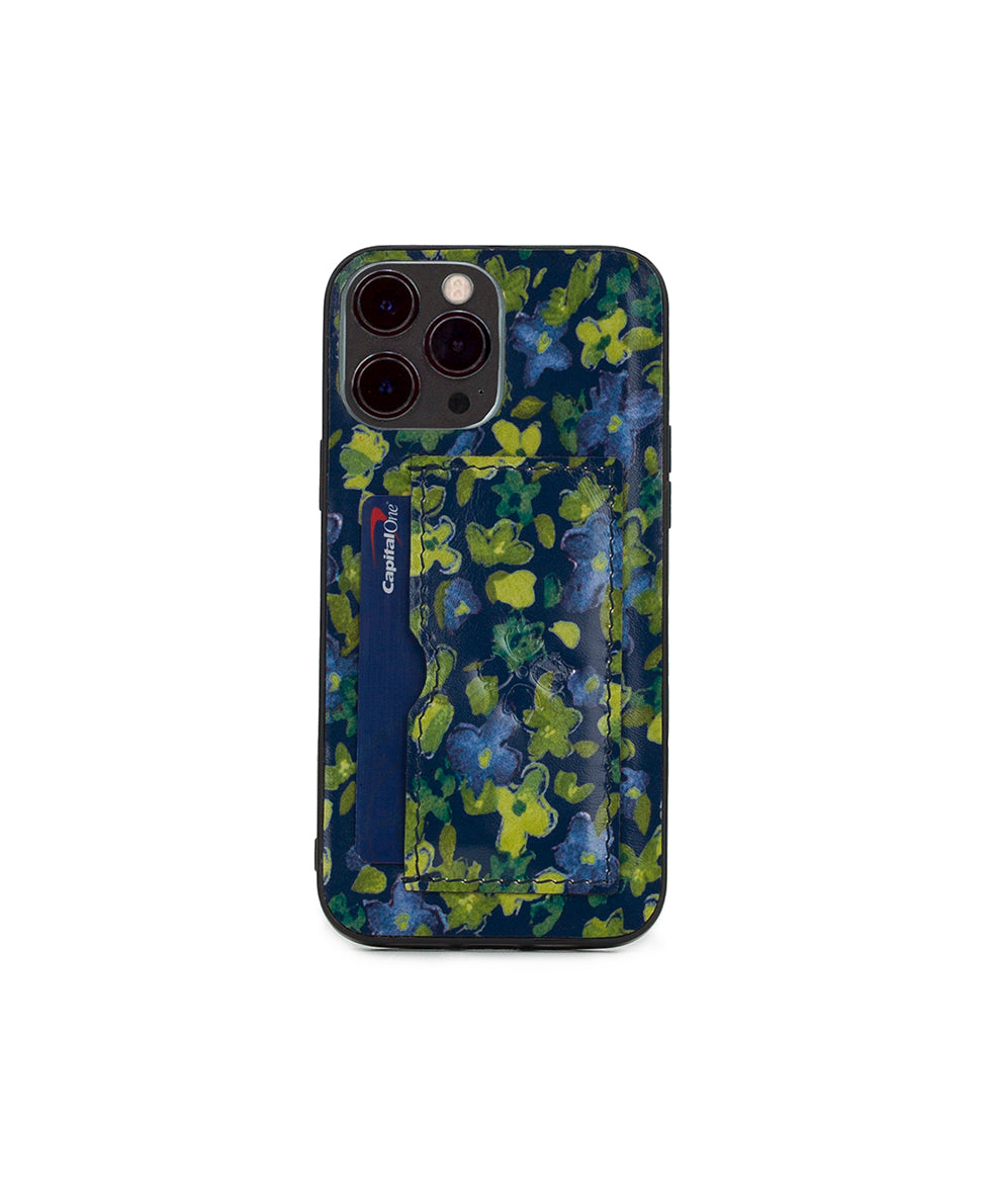 Vedetta iPhone 13 Pro Max Case - Denim Blues - denim blues - by Patricia Nash - View 3 of 3