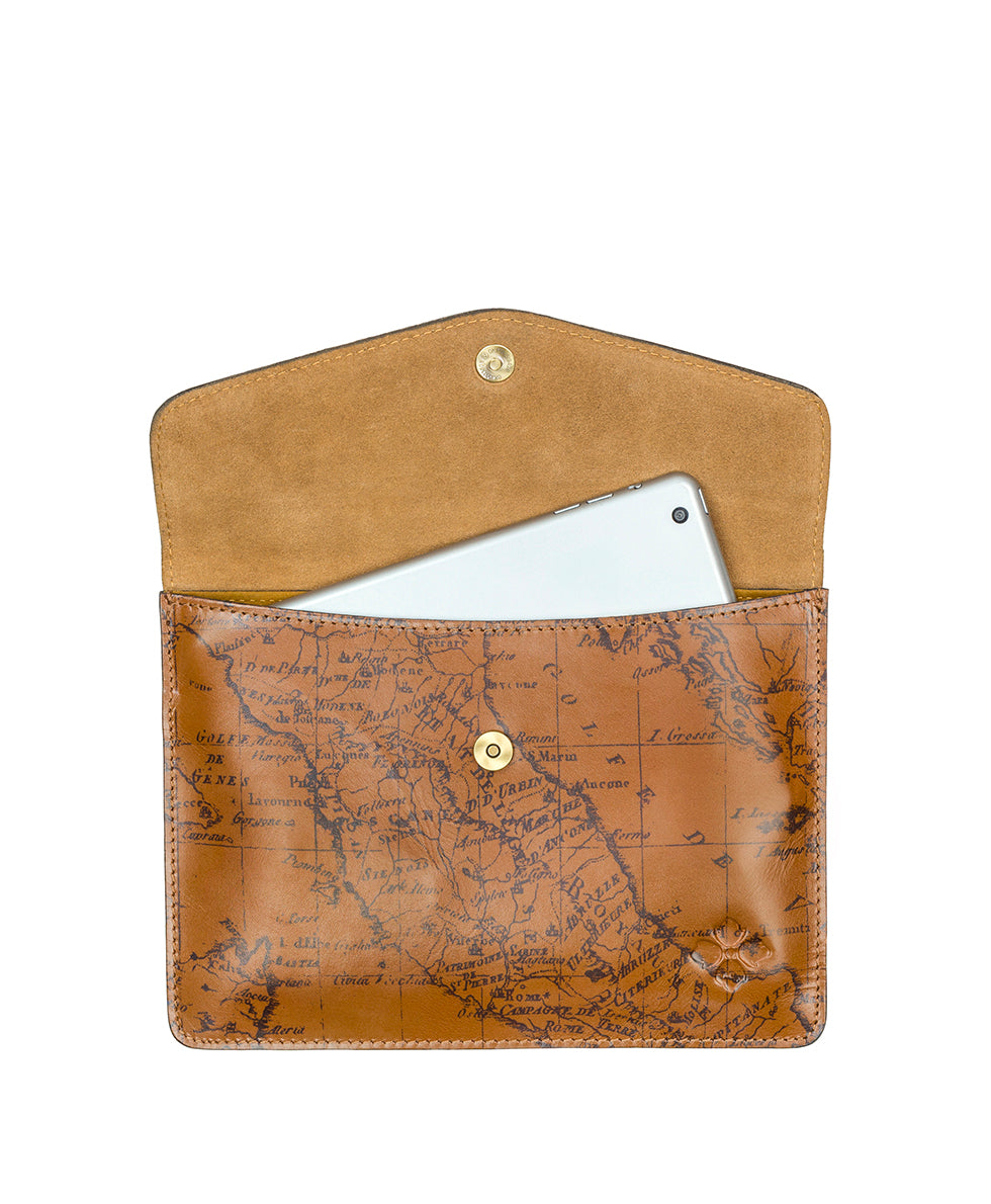 Patricia Nash 100% Italian top Leather Envelope Style Case for iPad Mini