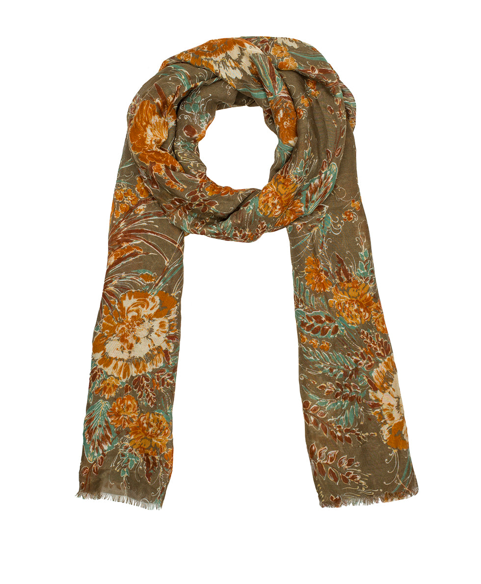 Scarf Vintage Italian Pheasant