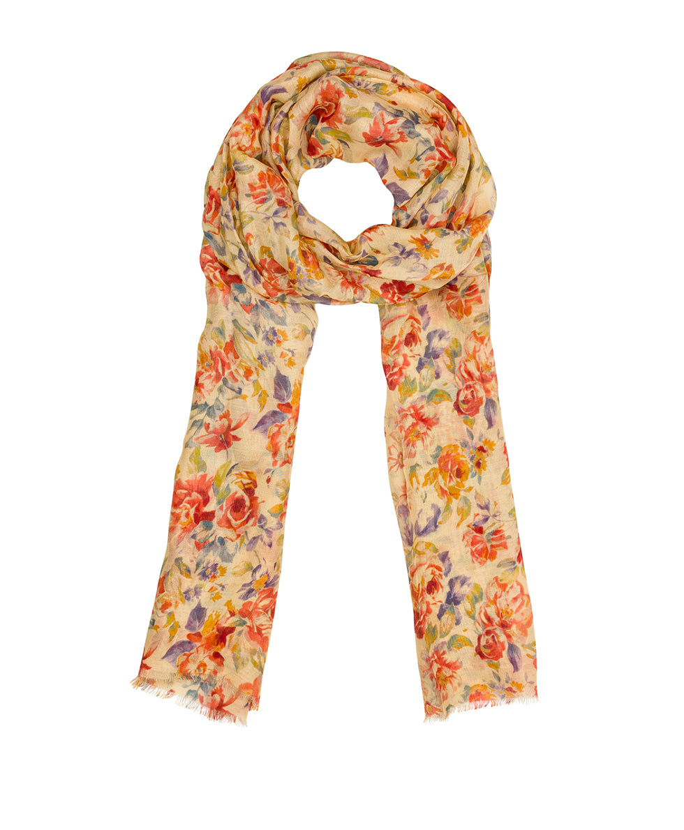 Female - Scarf - Aegean Blooms - aegean blooms - by Patricia Nash - View 1 of 4