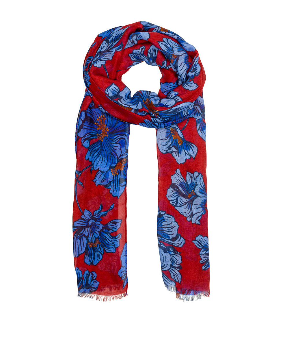 Female - Scarf - Grecian Rose Print - grecian rose print - by Patricia Nash - View 1 of 4