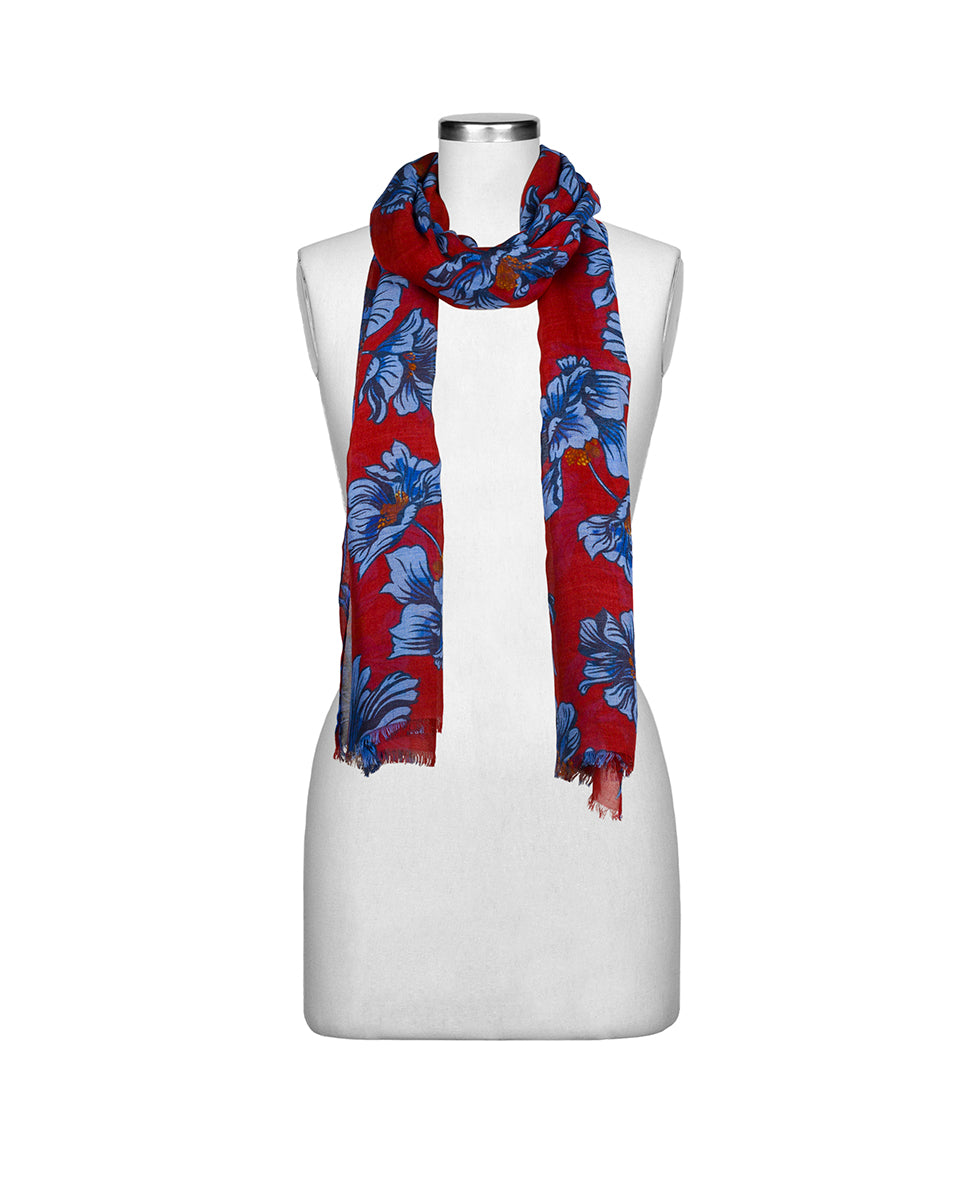 Female - Scarf - Grecian Rose Print - grecian rose print - by Patricia Nash - View 3 of 4