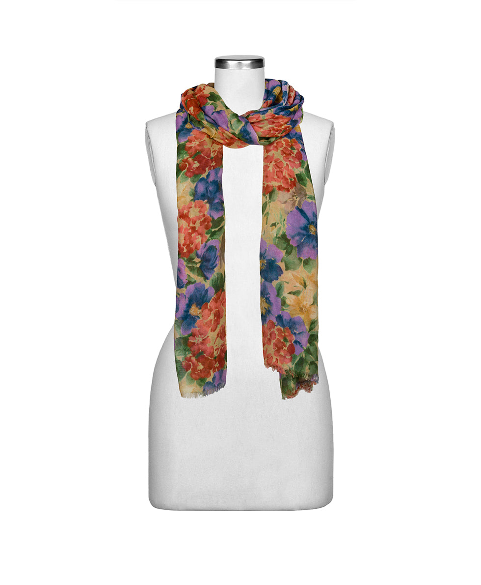 Scarf - French Hydrangeas – Patricia Nash