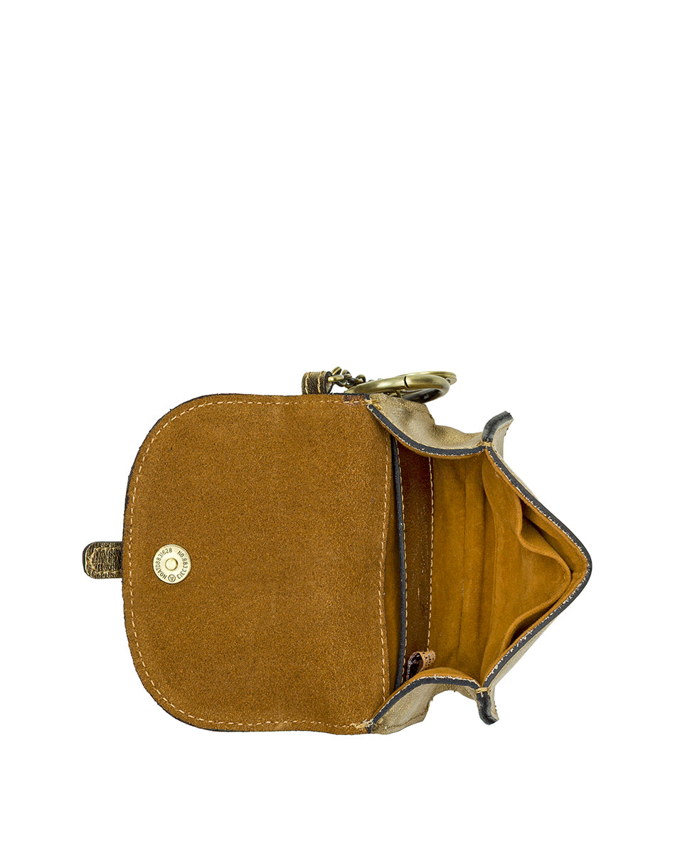 Female - Mini Torri - Vintage Distressed Metallic - antique gold - by Patricia Nash - View 3 of 4
