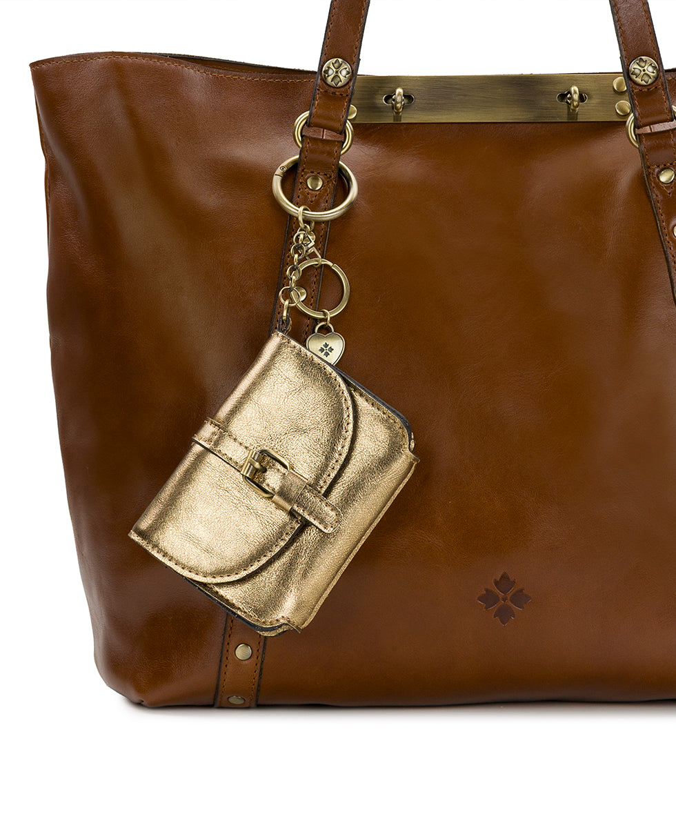 Female - Mini Torri - Vintage Distressed Metallic - antique gold - by Patricia Nash - View 4 of 4