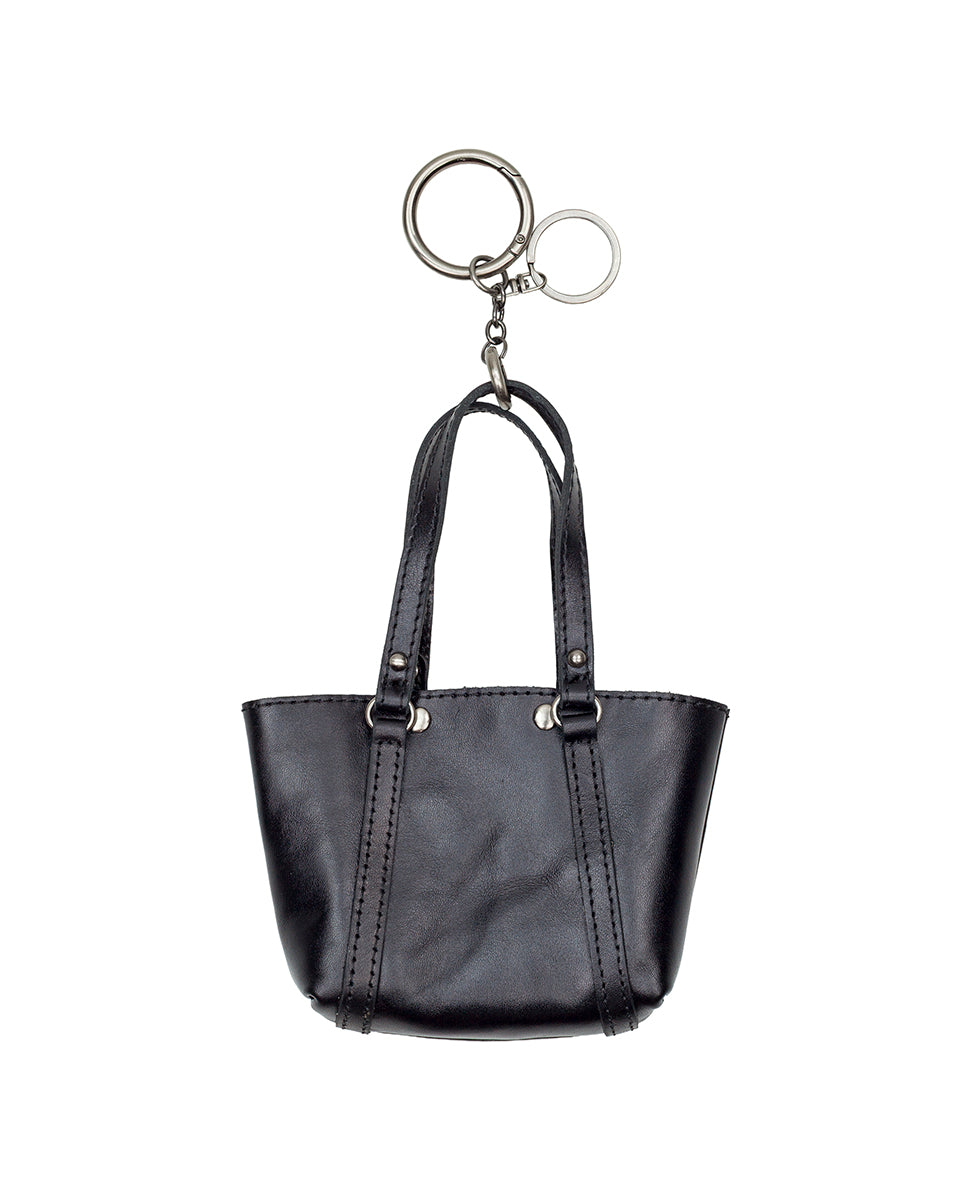 Female - Micro Benvenuto Bag Charm - Heritage - black - by Patricia Nash - View 2 of 10