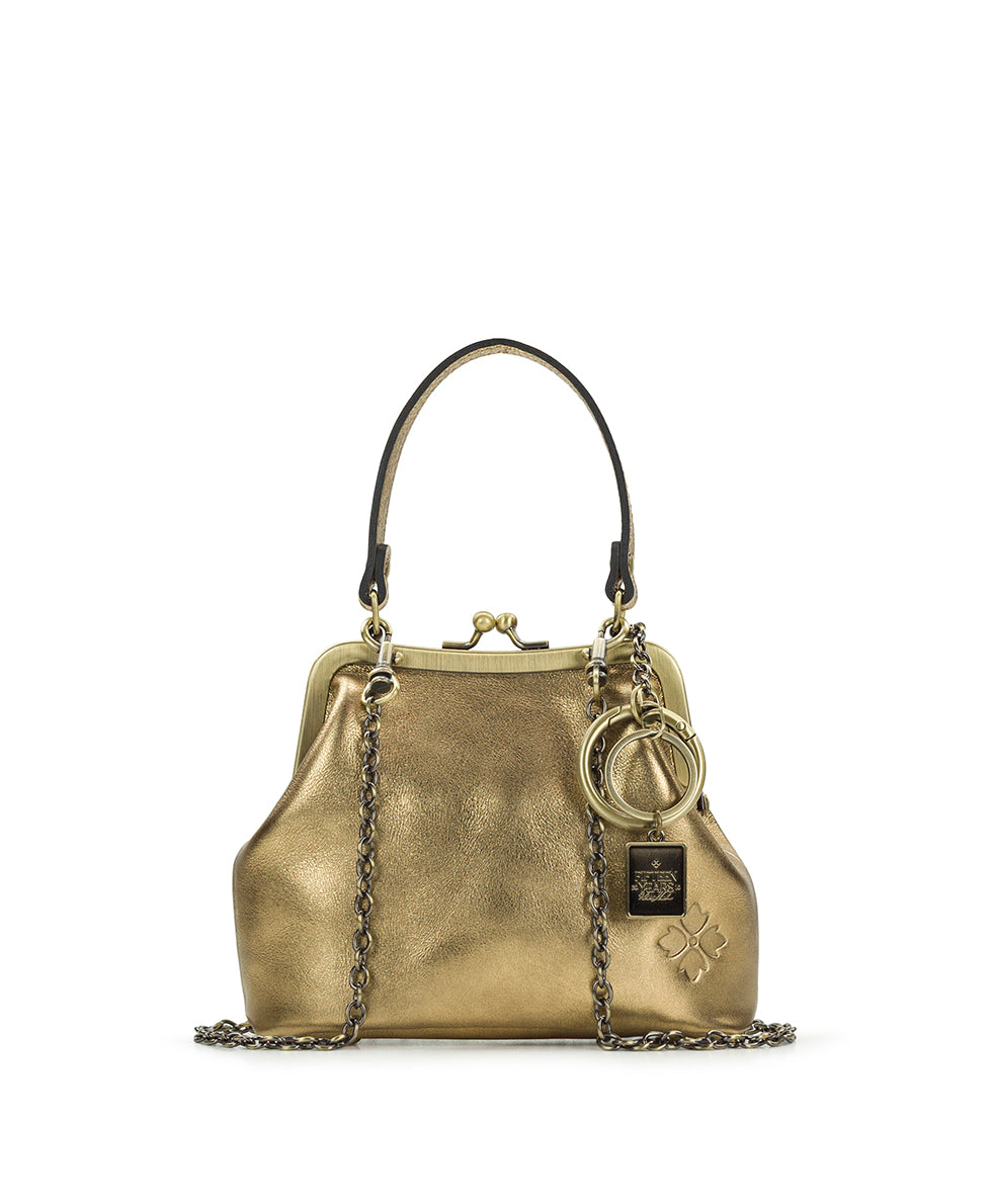 Female - Mini Laureana - Vintage Distressed Metallic - antique gold - by Patricia Nash - View 1 of 4