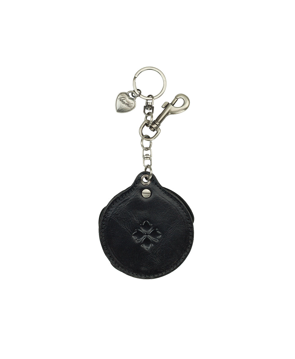 Female - Rose Mirror Bag Charm - Heritage - black - by Patricia Nash - View 3 of 10