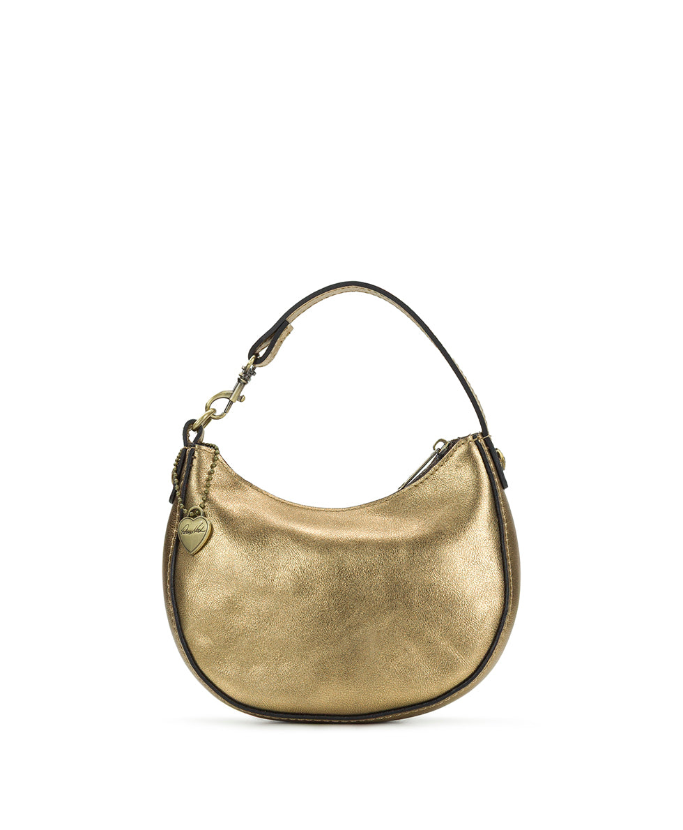 Female - Mini Morgana - Vintage Distressed Metallic - antique gold - by Patricia Nash - View 2 of 4