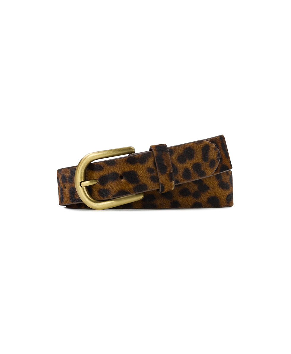 Authentic LV swatch on Cheetah Leather - Wallet Buckle
