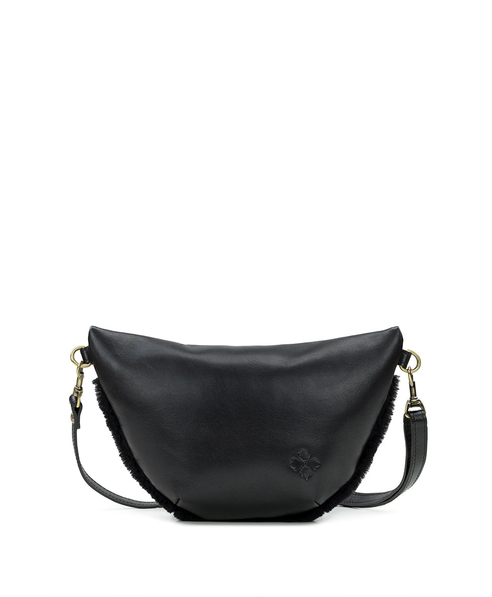 Echinops - Faux Leather Woven Belt Bag