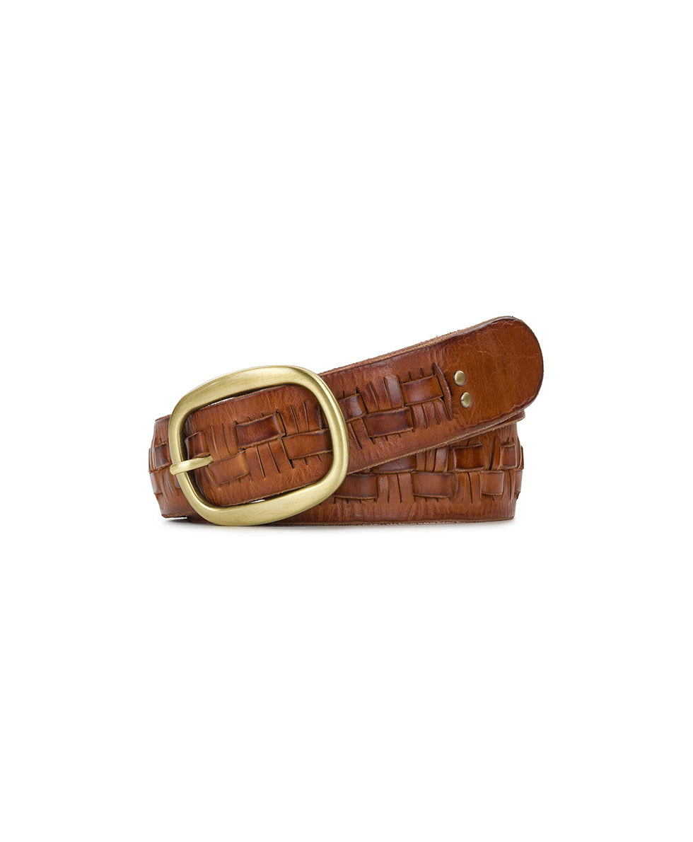 Rittana Belt - Woven - Tan – Patricia Nash display picture 2