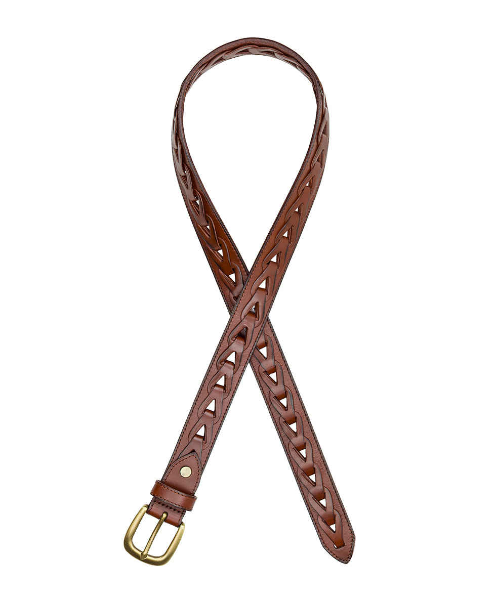 Manziana Ladder Belt - Chainlink – Patricia Nash display picture 2