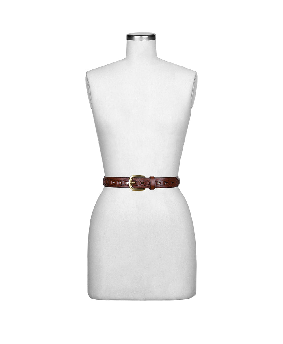 Manziana Ladder Belt - Chainlink – Patricia Nash display picture 1