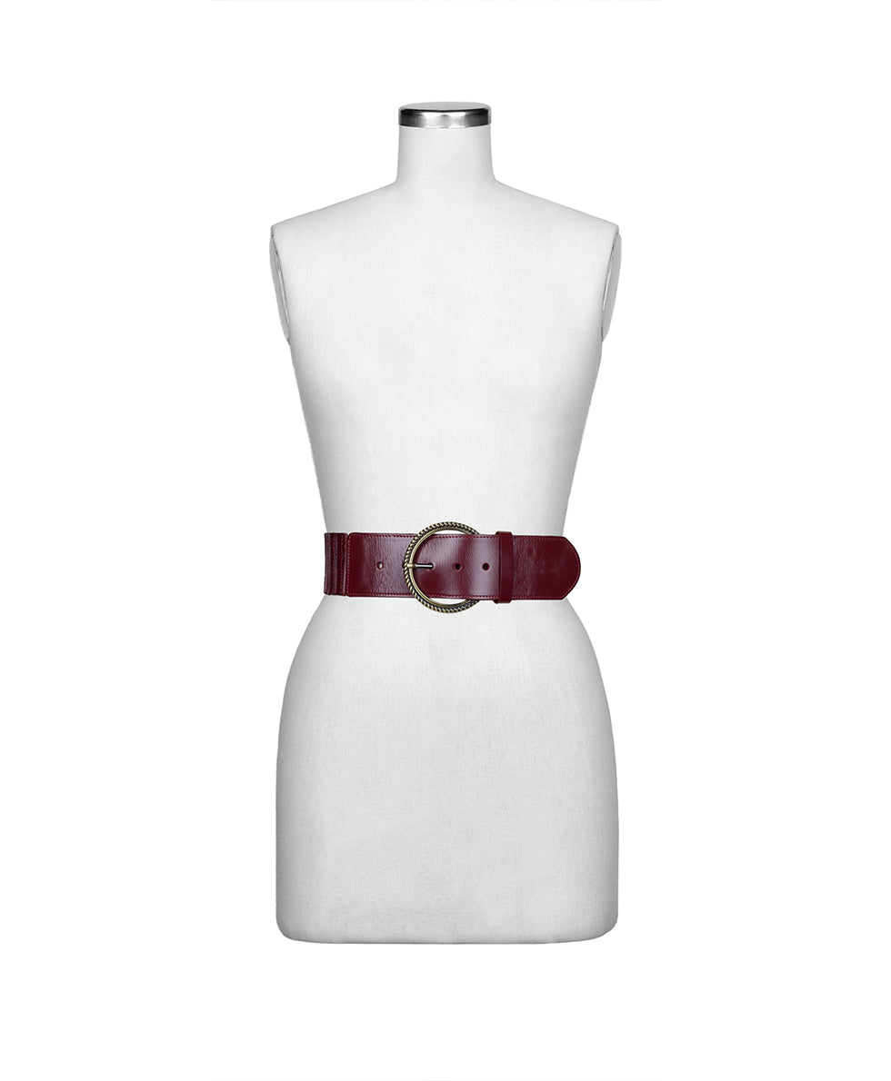 brown butter sage dressing Nocona Ladies Overlay Studs Belt N320003702 main image 0