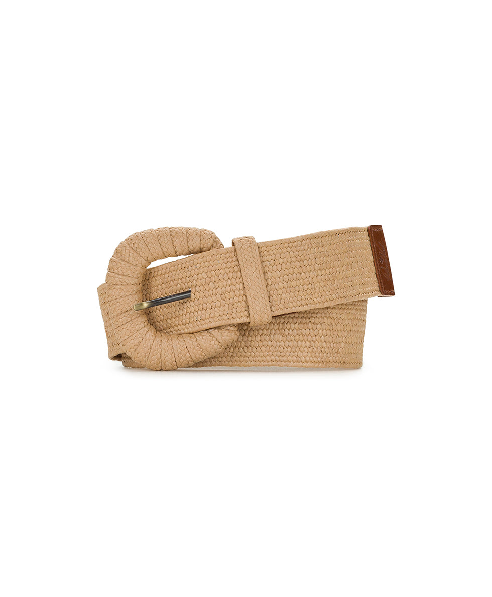 Arya Belt - Woven - Tan – Patricia Nash display picture 2