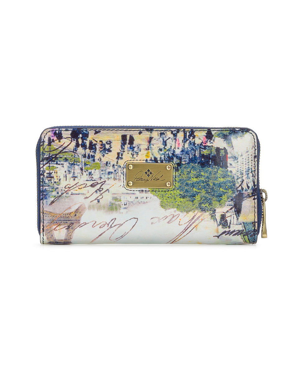 Imperia Wallet - Discovery Collection — Paris Postcard - paris/navy - by Patricia Nash - View 1 of 3