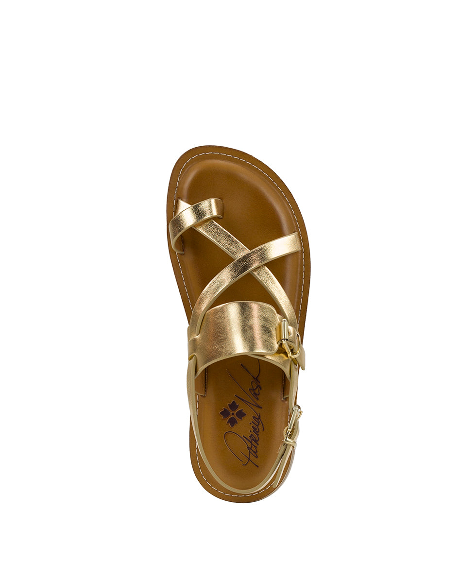 Fidella Sandals - Greek Gold - by Patricia Nash - View 5 of 6