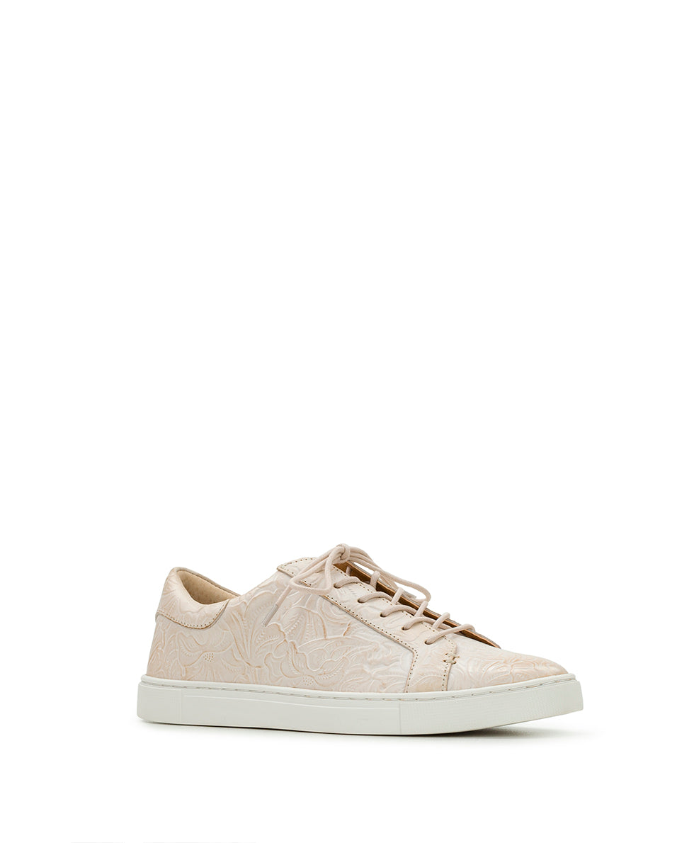 Uma Sneaker - Tooled — Chalk White - by Patricia Nash - View 1 of 6