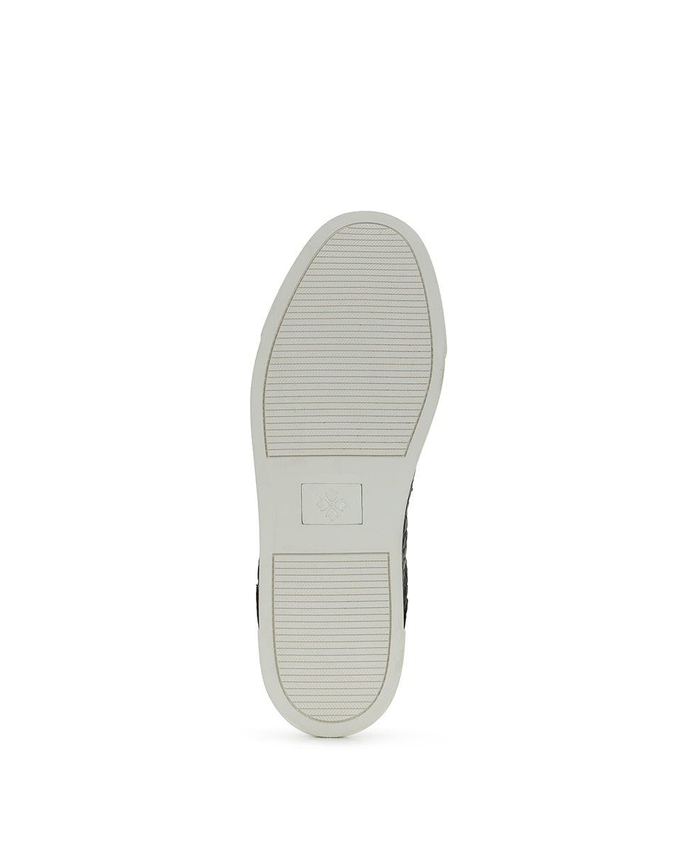 Female - Uma Sneaker - Vintage Distressed Croc Leather ‑ Black - by Patricia Nash - View 6 of 6