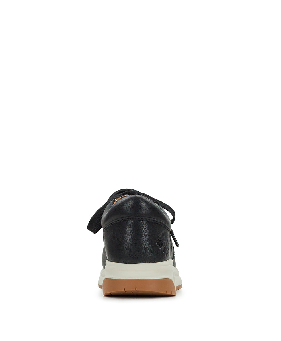 Female - Milano Leather Sneaker - Black - by Patricia Nash - View 4 of 6