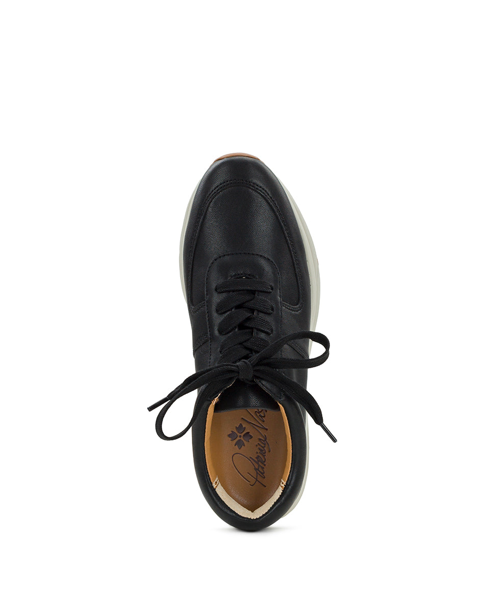 Female - Milano Leather Sneaker - Black - by Patricia Nash - View 5 of 6