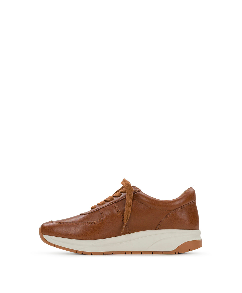 Female - Milano Leather Sneaker - Tan - by Patricia Nash - View 3 of 6