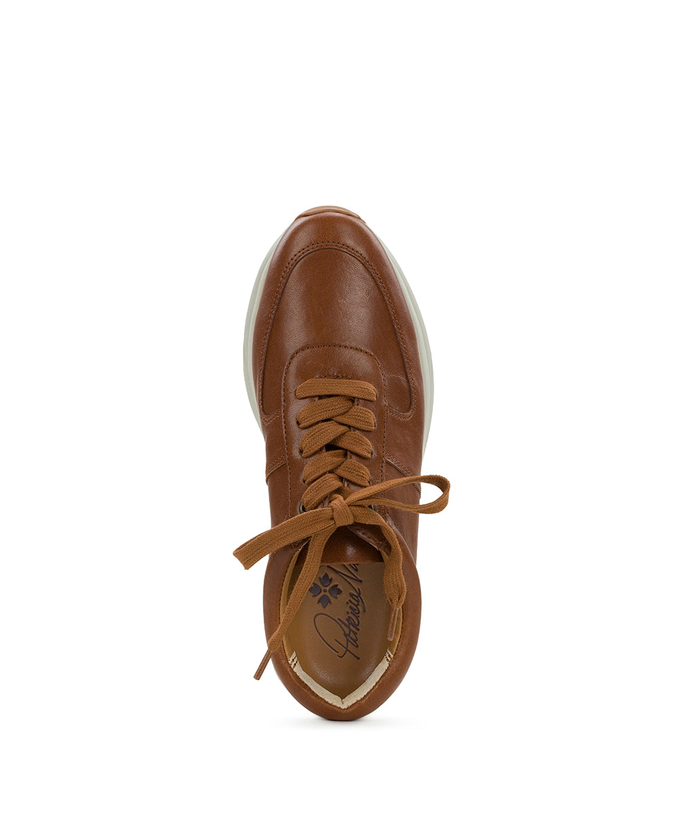 Female - Milano Leather Sneaker - Tan - by Patricia Nash - View 5 of 6
