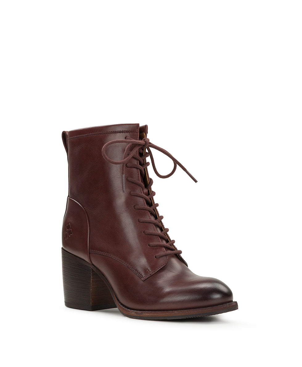 Female - Sicily Boot - Burnished Leather - Wine - by Patricia Nash - View 1 of 6