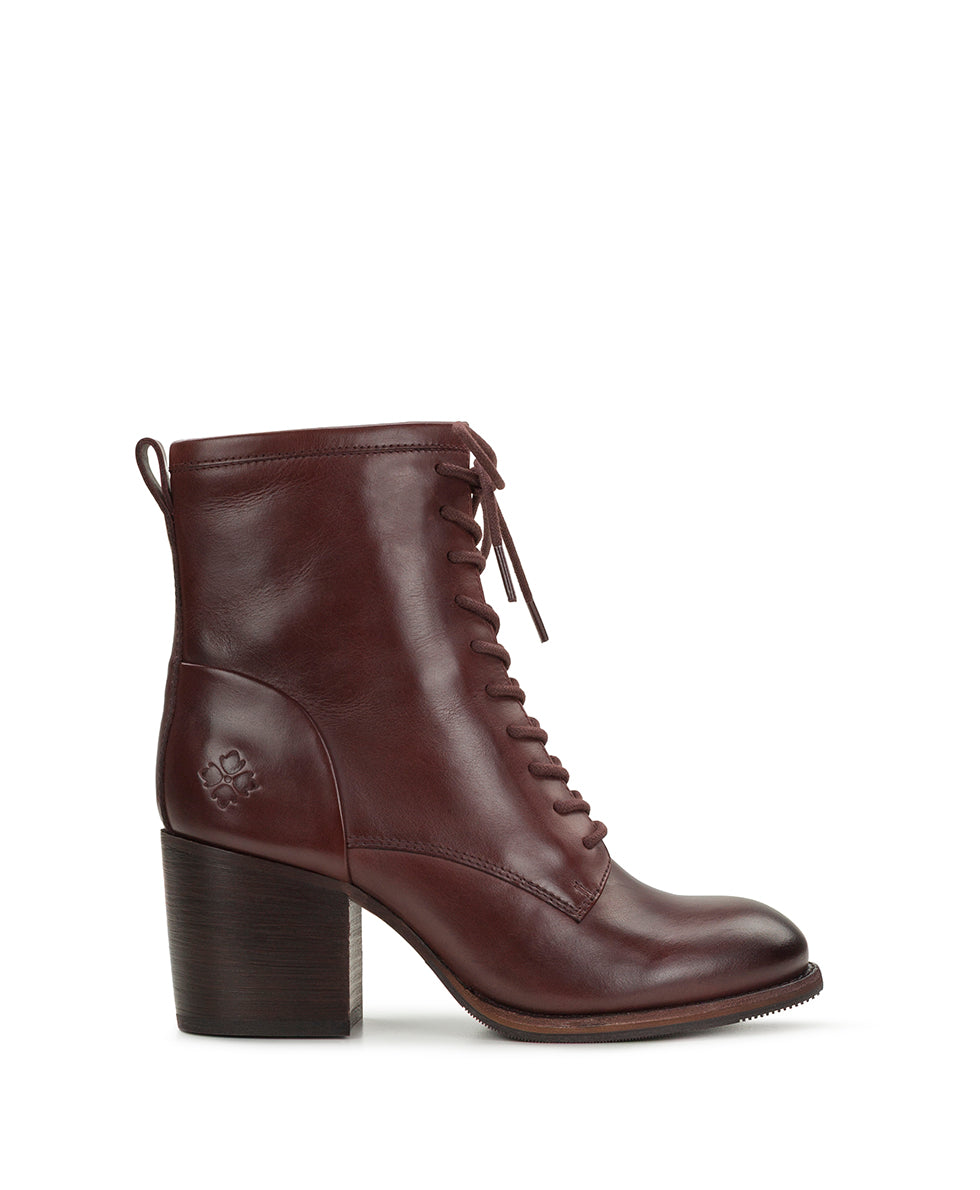 Female - Sicily Boot - Burnished Leather - Wine - by Patricia Nash - View 2 of 6