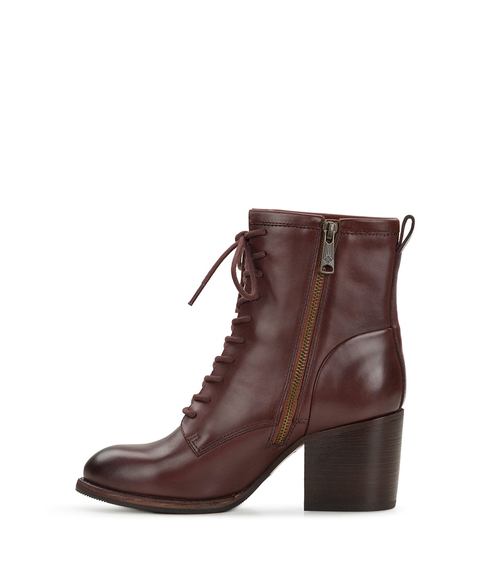 Female - Sicily Boot - Burnished Leather - Wine - by Patricia Nash - View 3 of 6