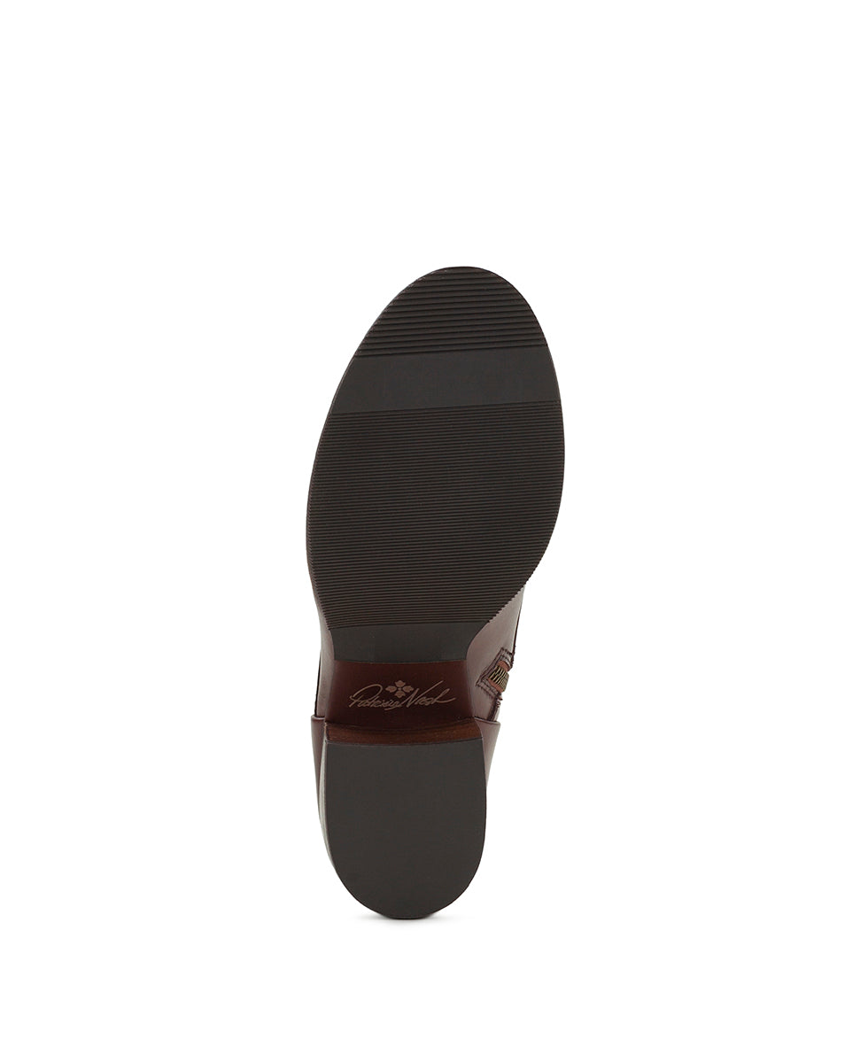 Female - Sicily Boot - Burnished Leather - Wine - by Patricia Nash - View 6 of 6