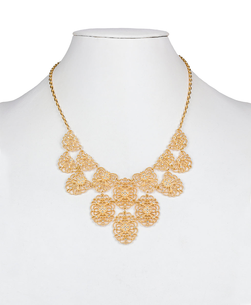 Statement Collar Necklace - Filigree – Patricia Nash