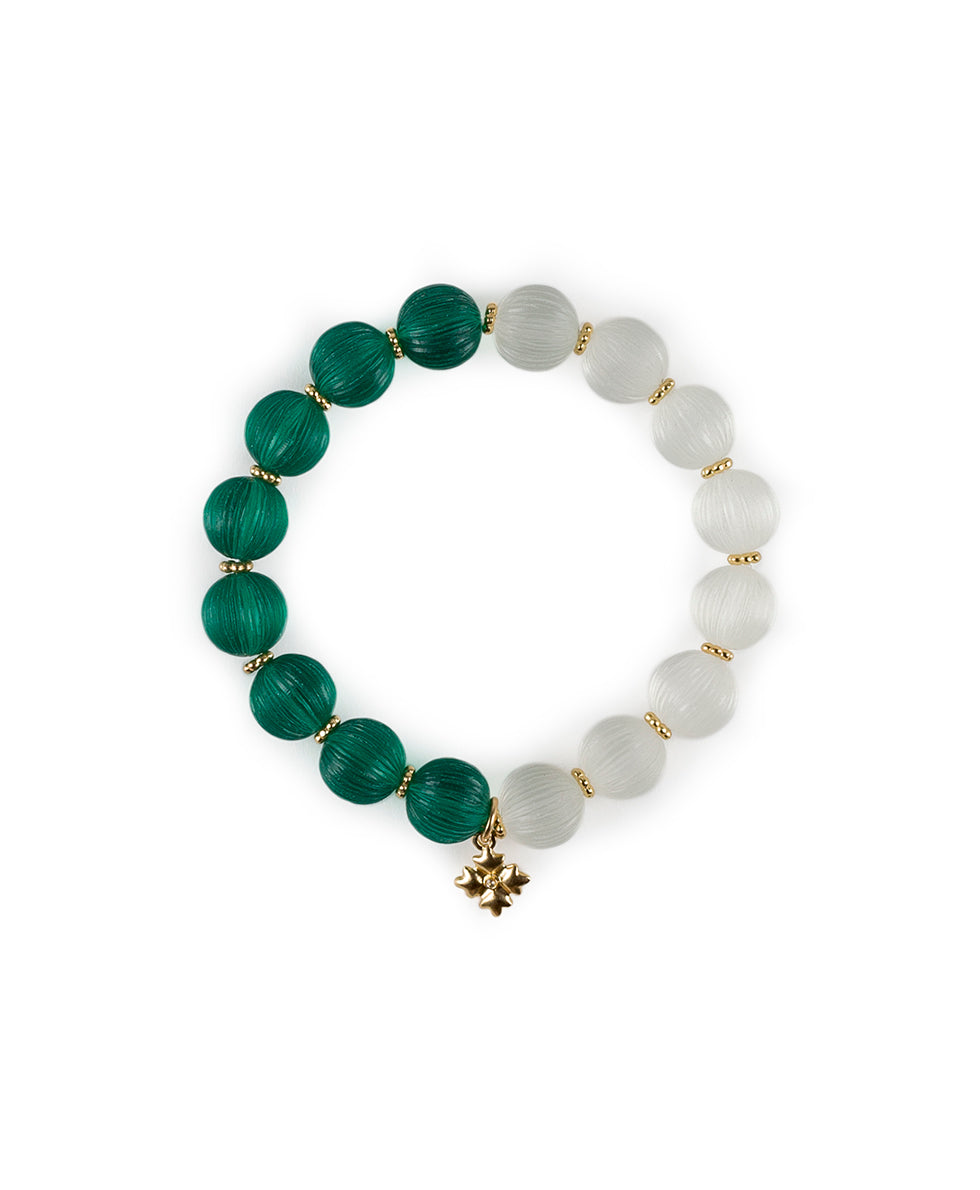 Female - Stretch Bracelet - Resin - matte gold - by Patricia Nash - View 1 of 3