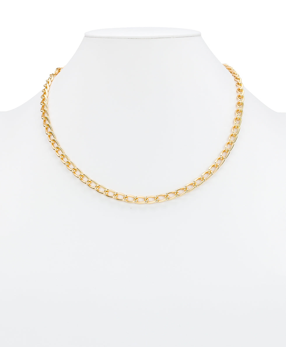 Female - Teal and White Double Strand Short Necklace - Ceramic Bead - matte gold - by Patricia Nash - View 6 of 7