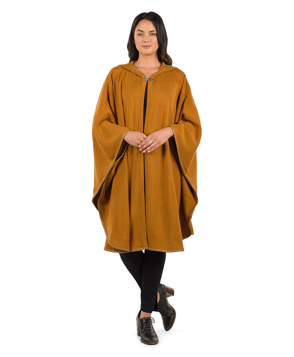 Hooded Cape with Clasp - Vintage - black - by Patricia Nash - View 13 of 62