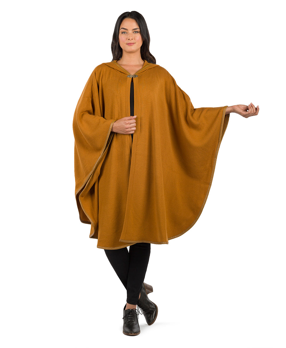 Hooded Cape with Clasp - Vintage - black - by Patricia Nash - View 16 of 62