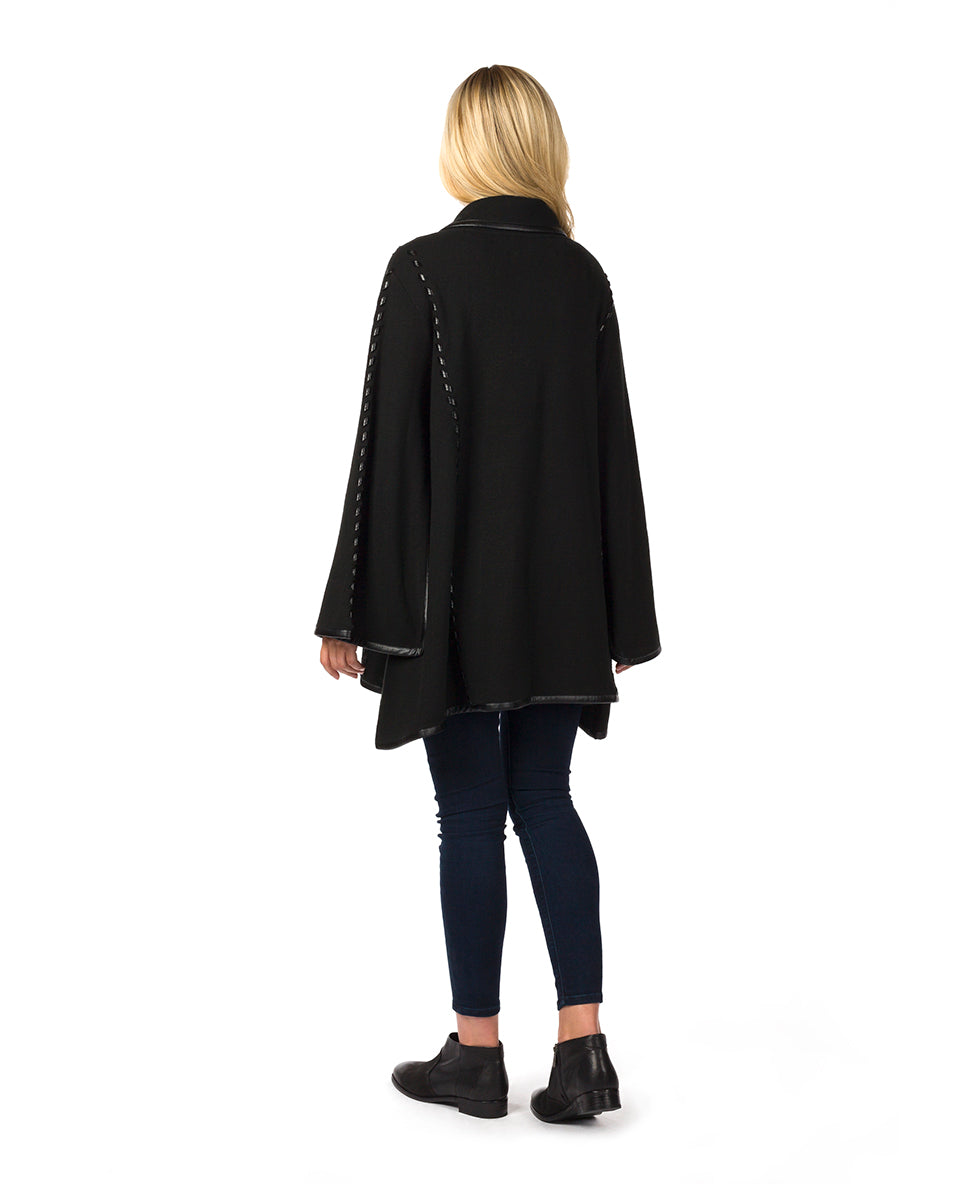 Sleeved Cape - Vintage - by Patricia Nash - View 2 of 8