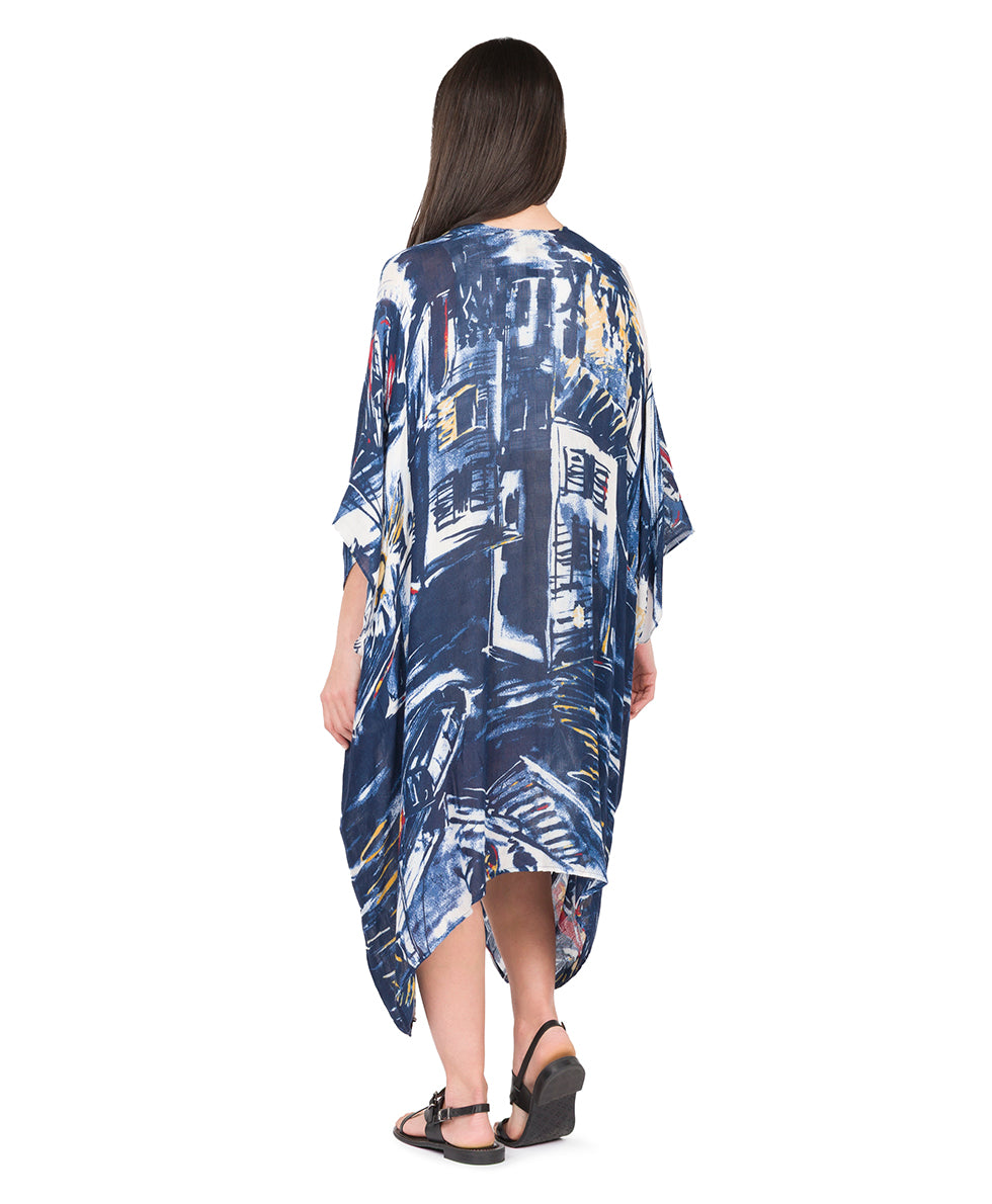 Short Ruana Cover‑Up - greek ombre - by Patricia Nash - View 21 of 28
