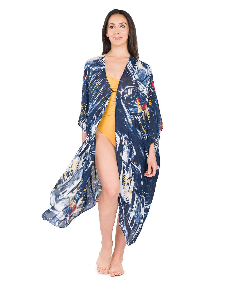 Short Ruana Cover‑Up - greek ombre - by Patricia Nash - View 24 of 28