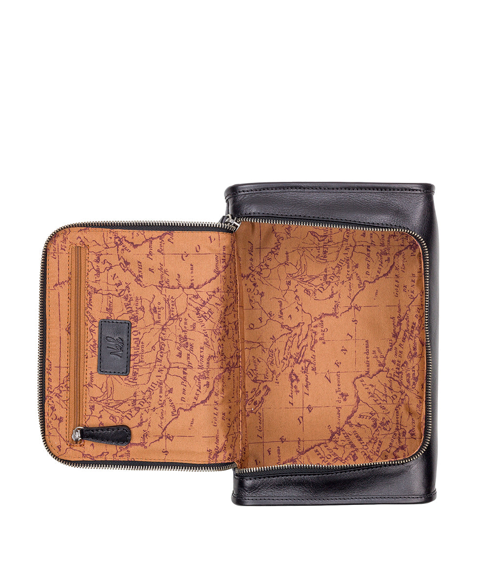 Male - Zip Travel Case - Heritage II - tan - by Patricia Nash - View 8 of 11