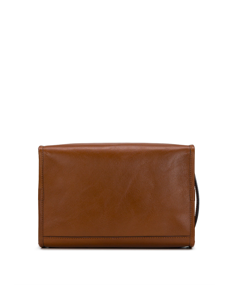 Male - Zip Travel Case - Heritage II - tan - by Patricia Nash - View 2 of 11