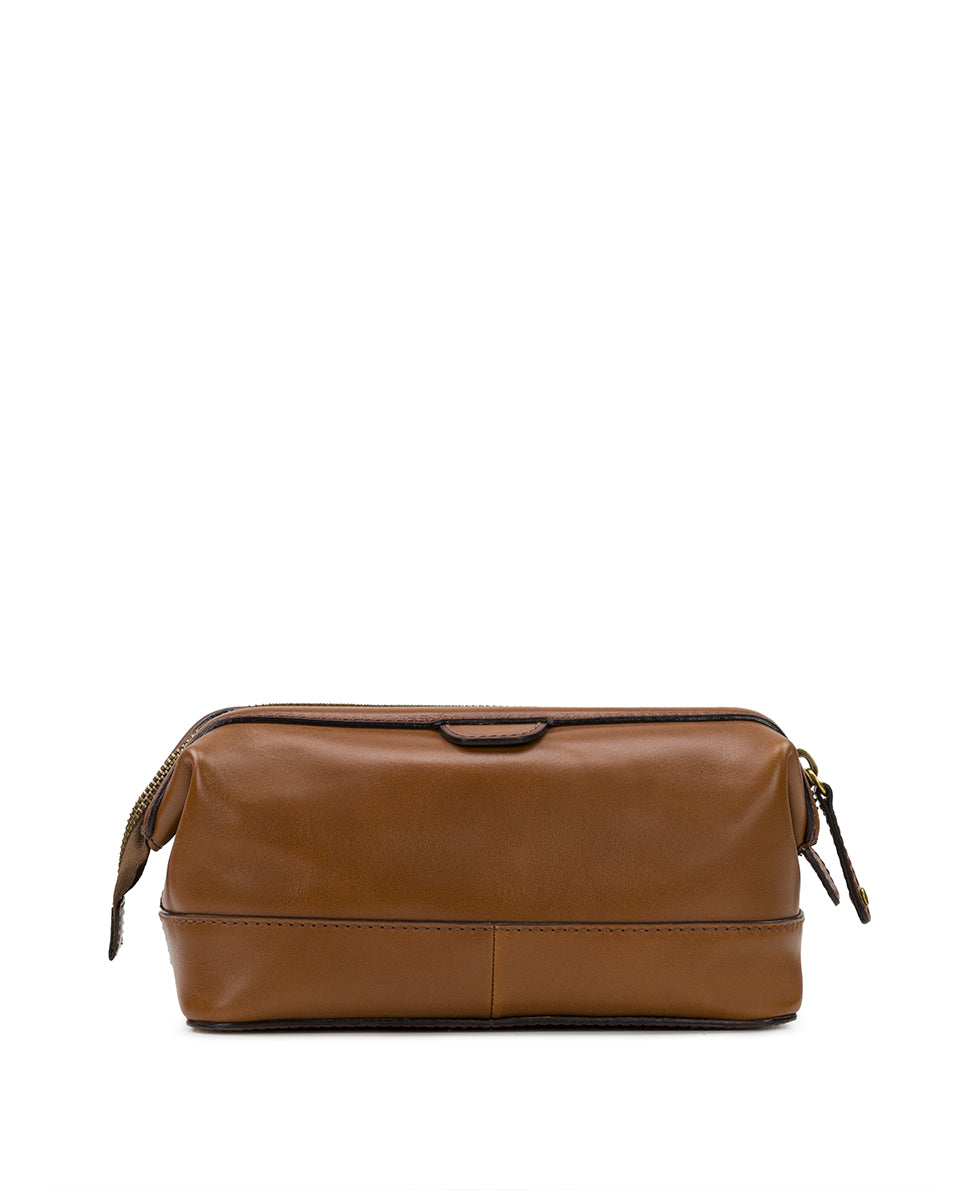 Travel Case - Hand Stained Heritage - whiskey - by Patricia Nash - View 2 of 3