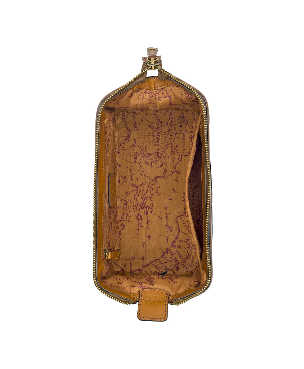 Travel Case - Hand Stained Heritage - whiskey - by Patricia Nash - View 3 of 3