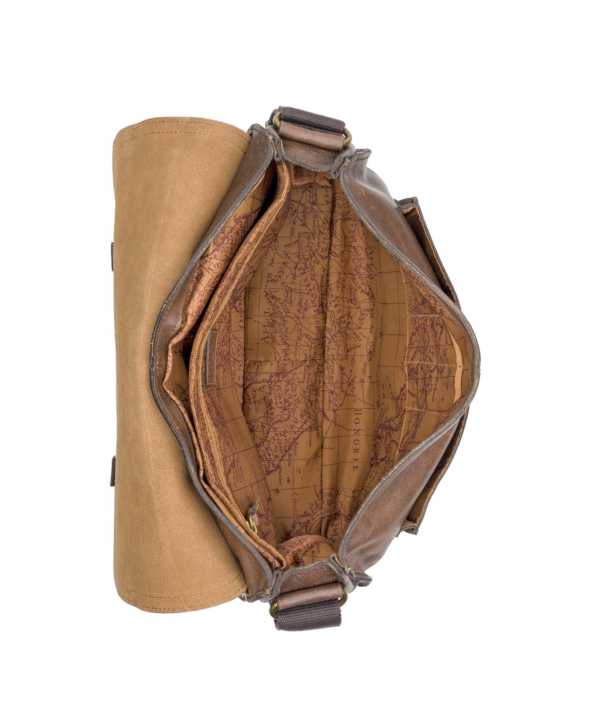 Messenger II Bag - Tuscan - chocolate - by Patricia Nash - View 4 of 5
