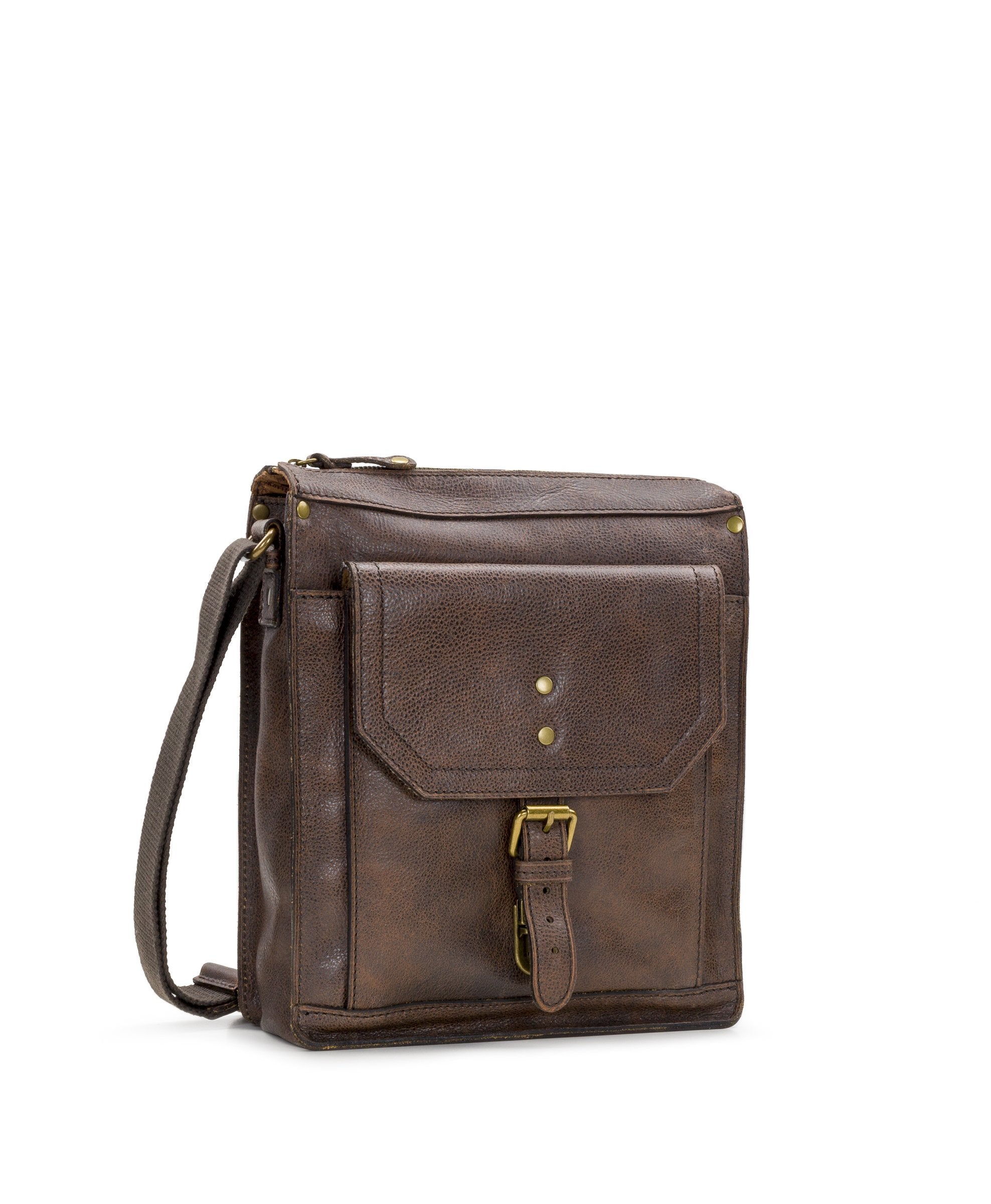 Nash men's tuscan leather messenger on sale